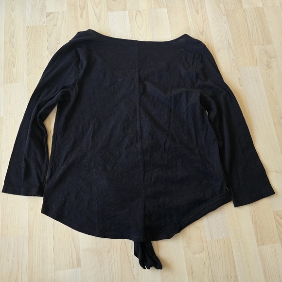 Loft outlet tie front shirt size medium - Picture 3 of 7